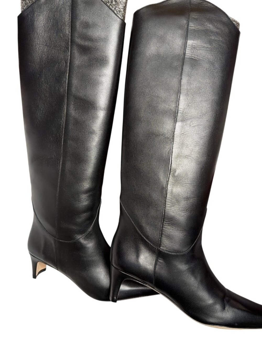 NWB Staud Western Wally Boots Black Size 37.5/US 7 - Picture 5 of 10